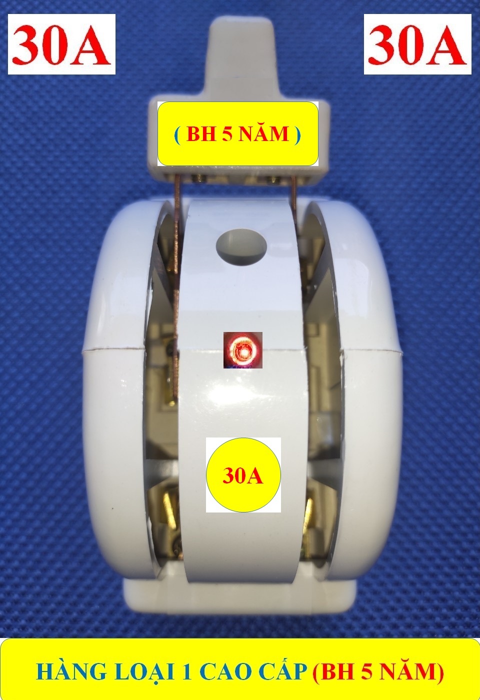 CẦU DAO ĐẢO SỨ 30A 2 PHA ĐẢO 2 CHIỀU (BH 5 NĂM) + Cực ĐỒNG TO đúc 100% HÀNG LOẠI 1 Cao Cấp (bộ 1 sản phẩm)