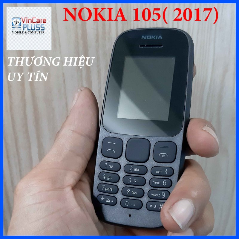 Điện thoại Nokia 105(1 Sim) zin giá rẻ ( model 2017) bền, đẹp, pin xài lâu