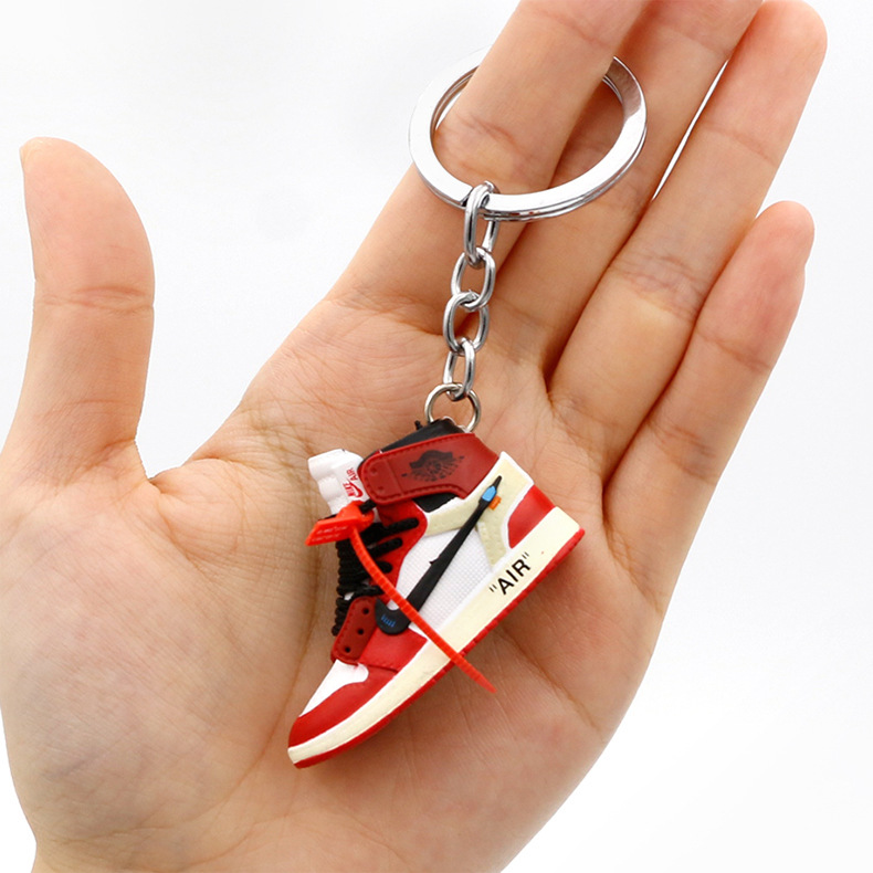 Móc Khóa Giày Jordan ( Tặng Box) - Mô Hình Giày Sneaker Tỉ lệ 1/6