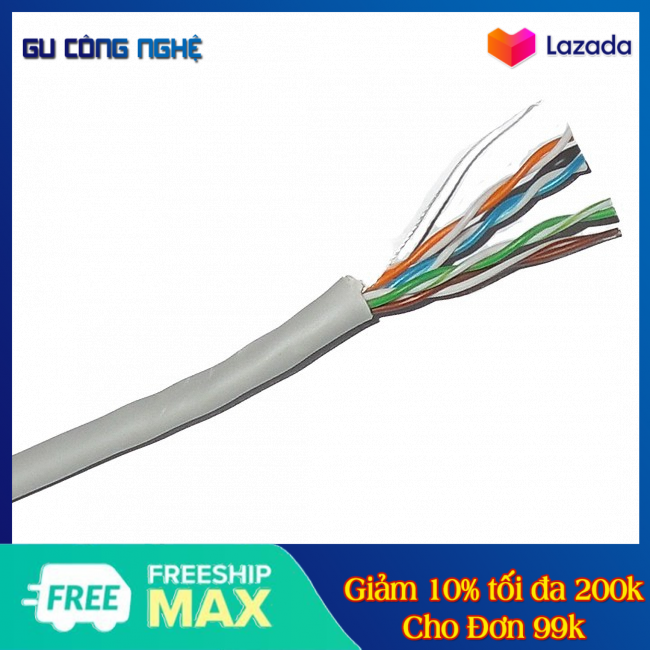 Cuộn Dây Cáp Mạng T-Link Cat5ECat6 Utp 305M (Trắng)