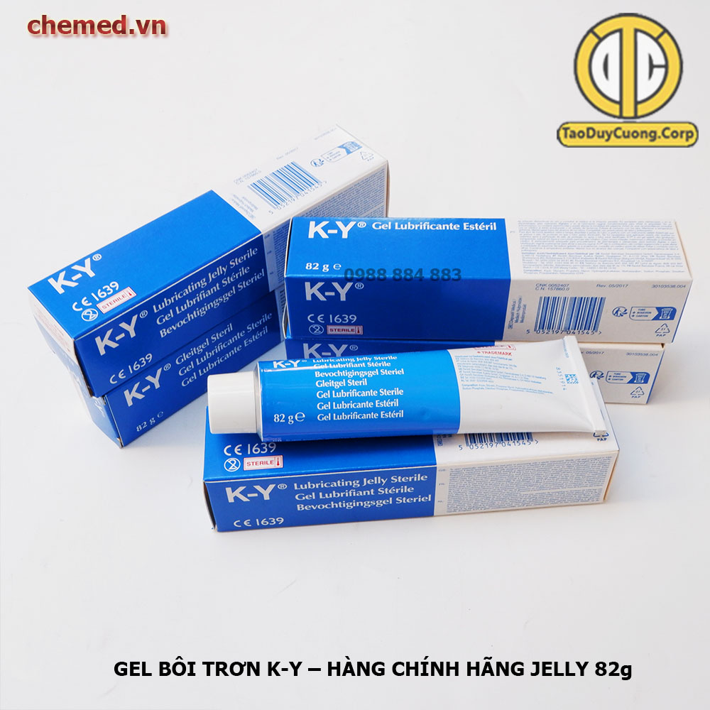 Tuýt gel K-Y 82g, gel bôi trơn K-Y 82g dùng trong y tế, chăm sóc sức khỏe