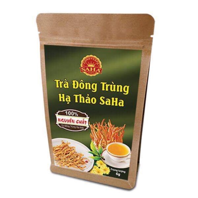 Trà đông trùng hạ thảo Saha 6g