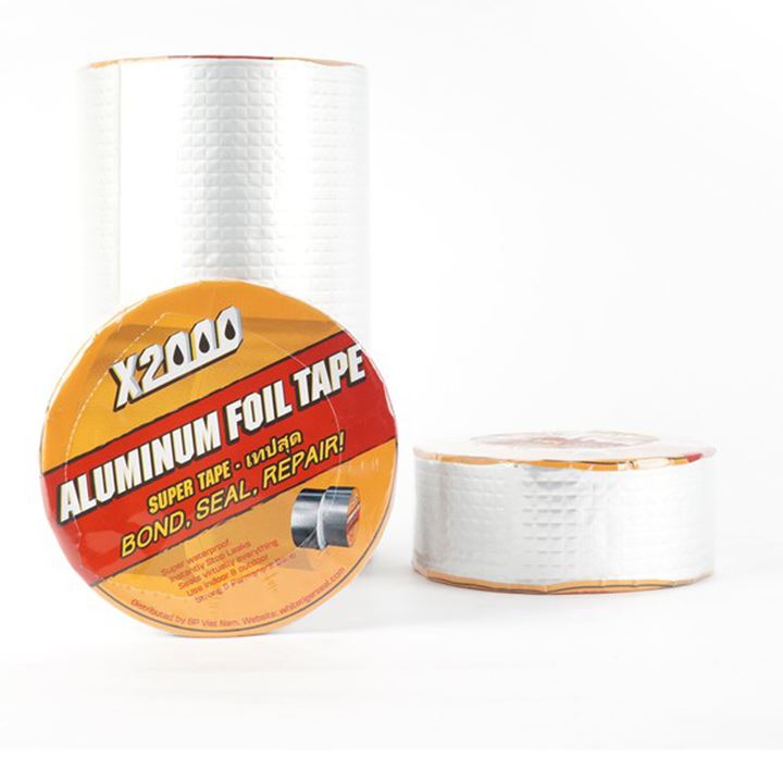 Băng keo chống thấm - băng keo x2000 siêu dính đa năng, băng keo chống thấm nhật bản x2000, keo dán chống thấm nước x2000, băng keo | chống thấm - chống dột - siêu dính | 5cm x 5m