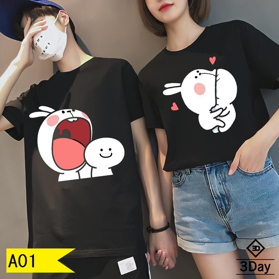 -áo thun chibi tình yêu cá tính