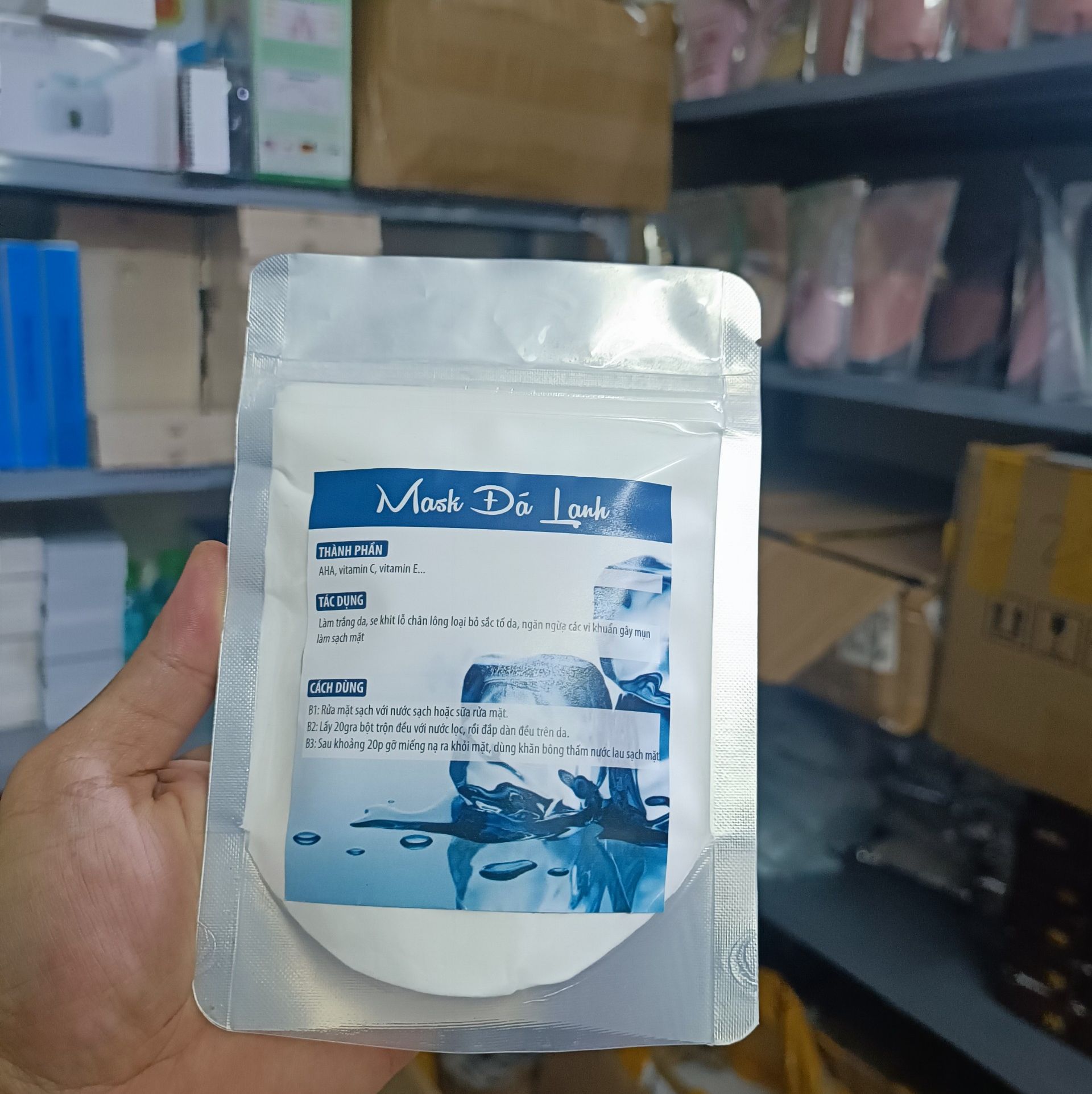 100g mặt nạ đá lạnh chăm sóc da