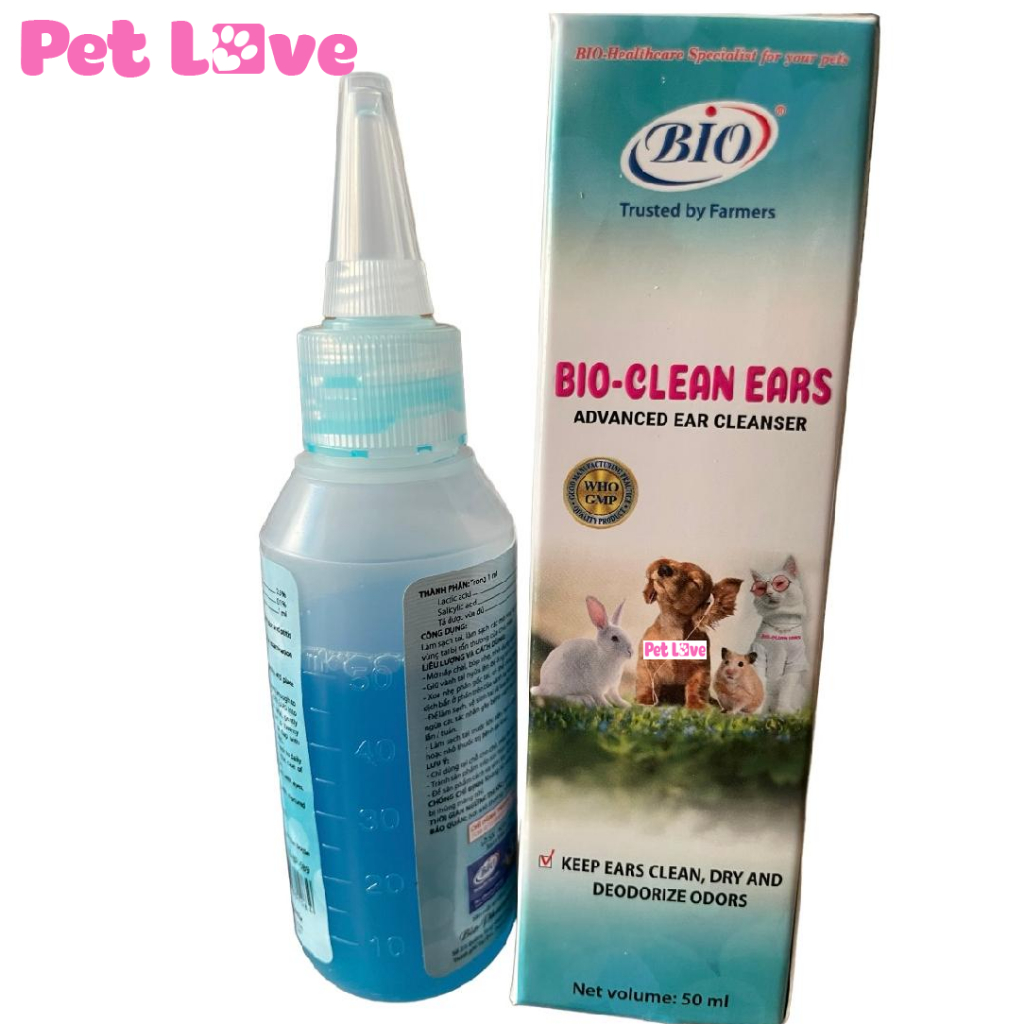 DUNG DỊCH VỆ SINH TAI CHÓ MÈO BIO-CLEAN EARS