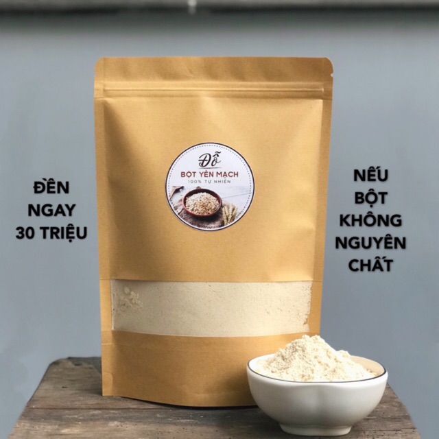 500G ;1KG Bột yến mạch tắm trắng nguyên chất 100% Handmade