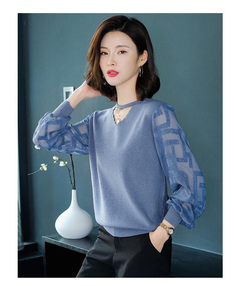 [HCM]Áo kiểu nữ len cao cấp Sang Trọng - AL99889