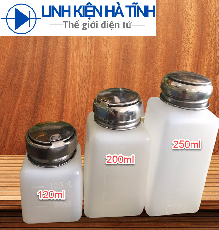 Bình đựng xăng thơm, chất lỏng có bơm dành cho thợ kỹ thuật 250ml /200ml / 120ml