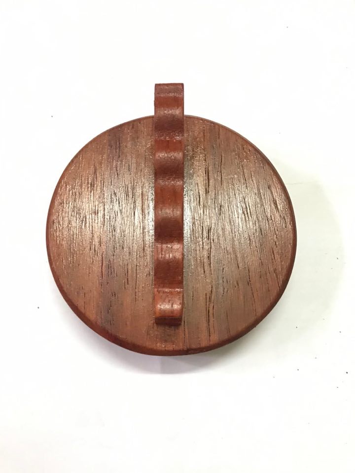 Ấn gỗ đào Dược Vương ấn rộng 10cm