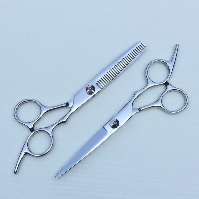 Bộ 2 Kéo Cắt Và Tỉa Tóc (Trắng) - Bộ 2 cái