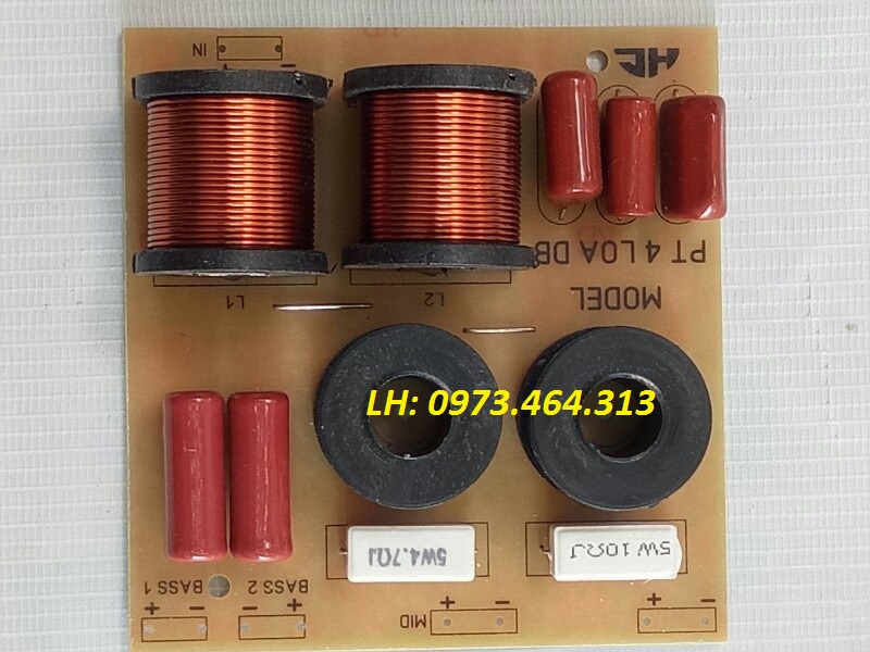 Mạch phân tần 3 loa cao cấp Thái Giảng - 1bas.1mid.1treble - GIÁ 1 CHIẾC