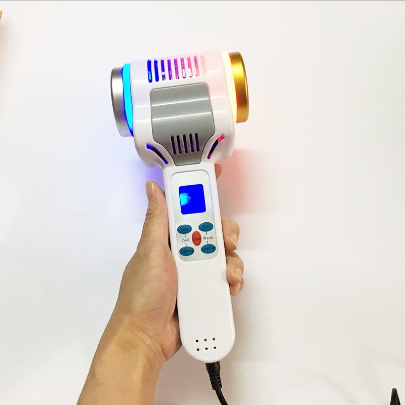 Búa nóng lạnh 2 đầu. máy điện di nóng lạnh massage đẩy tinh chất bảo hành 12 tháng.