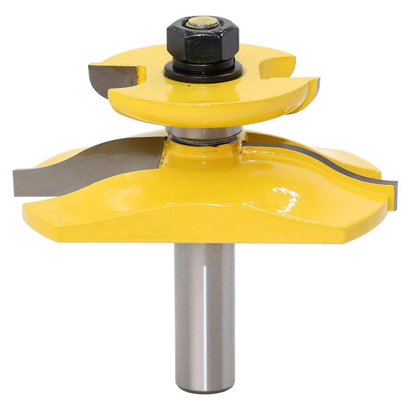 Mũi soi gỗ, mũi phay gỗ cạnh cửa 2 mặt, cốt 12.7mm