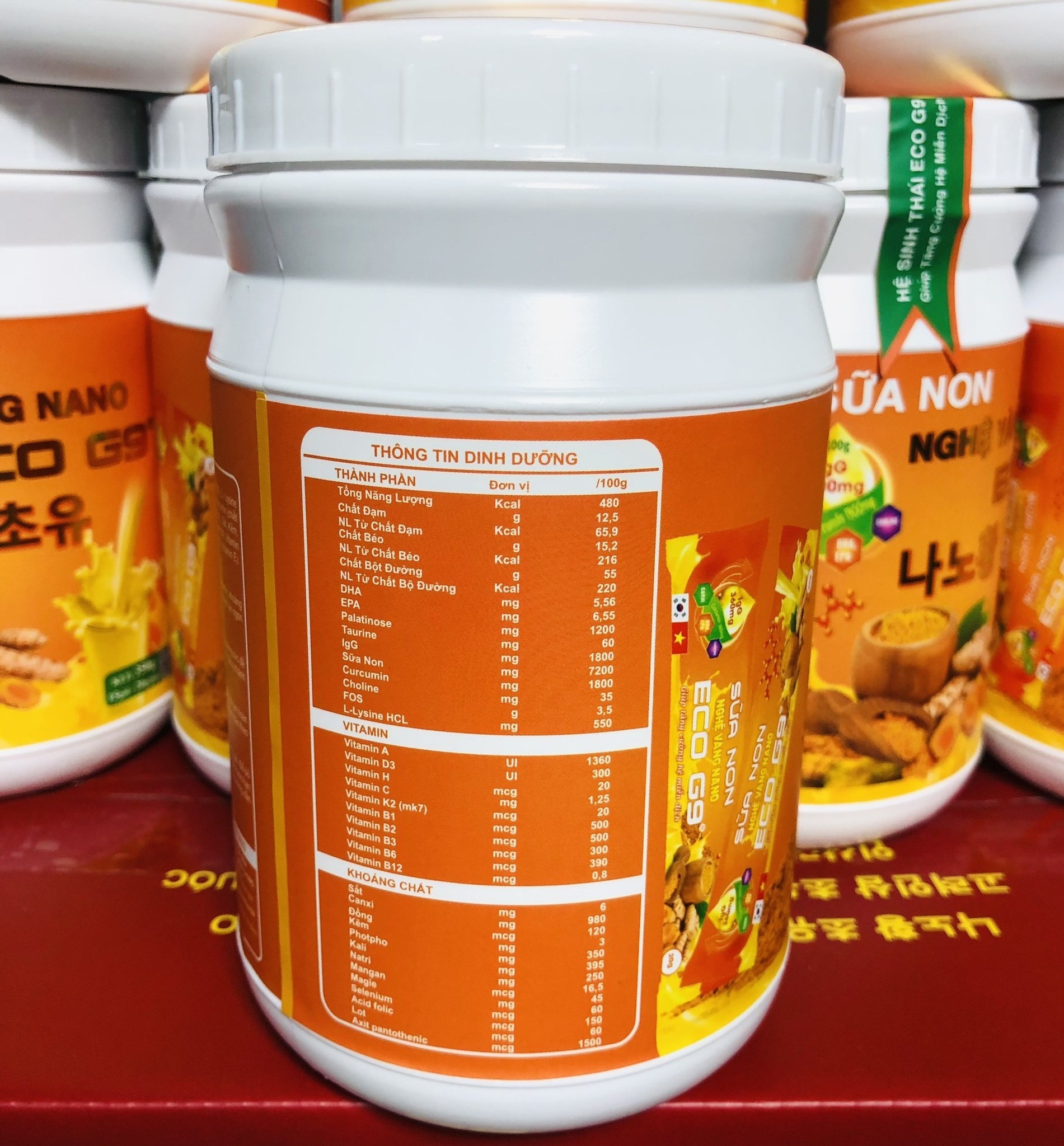 SỮA NON NGHỆ VÀNG NANO ECO G9