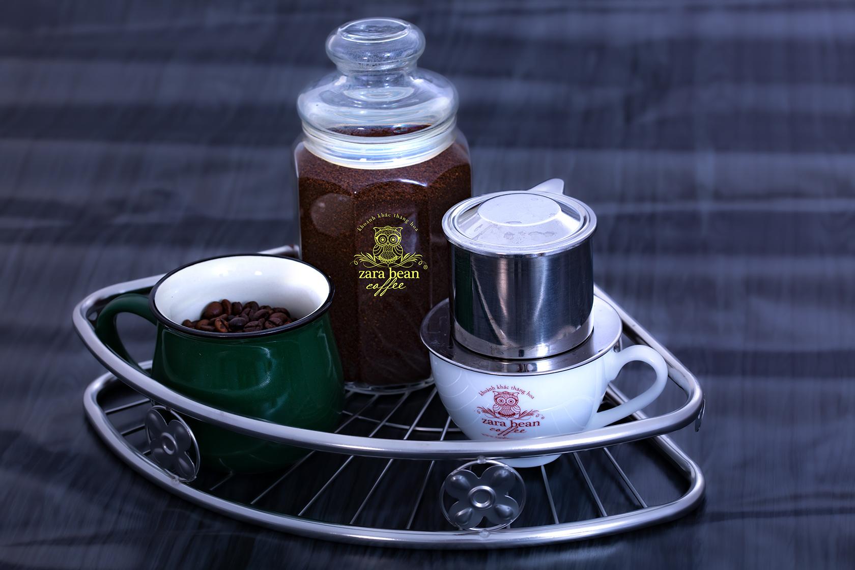 [HCM]Cà phê rang xay pha phin Moka Thượng Hạng - túi 250gr