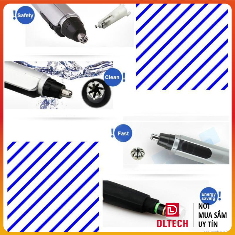 Máy cắt tỉa lông mũi bằng điện ES999 (Không tặng kèm pin) DL TECH