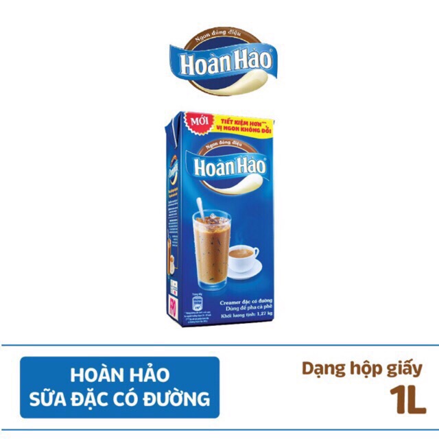 Thùng 12 hộp sữa đặc hoàn hảo 1,27g date t2/25