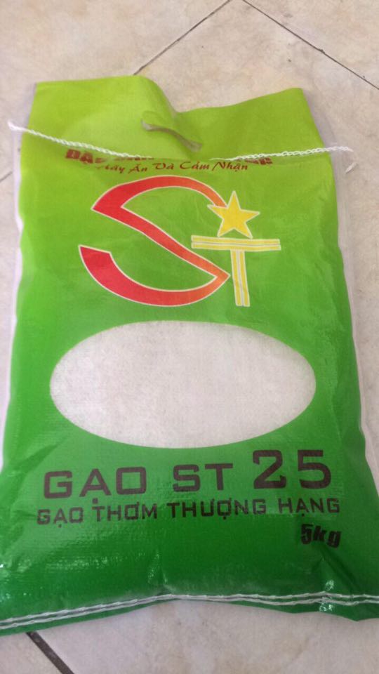 [HCM]Gạo ST 25- Túi 5 kg thượng hạng