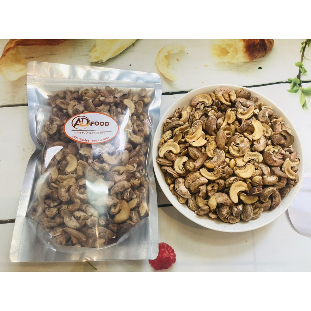 500g Hạt điều rang muối loại bể 2-3