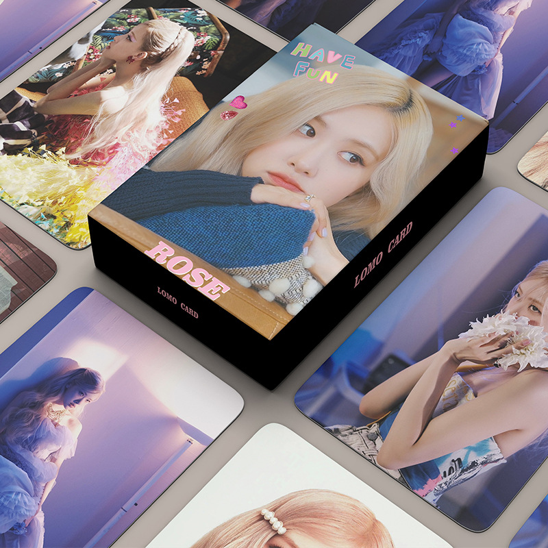 Thẻ Lomo card BlackPink bo góc ROSÉ HAVE FUN Album Thần Tượng Kpop