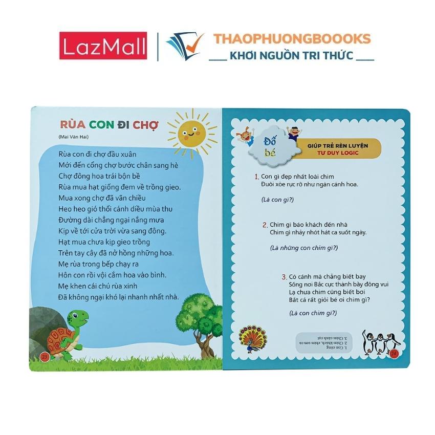 Sách - Thơ cho bé tập nói [bìa cứng]-ThaoPhuongBooks