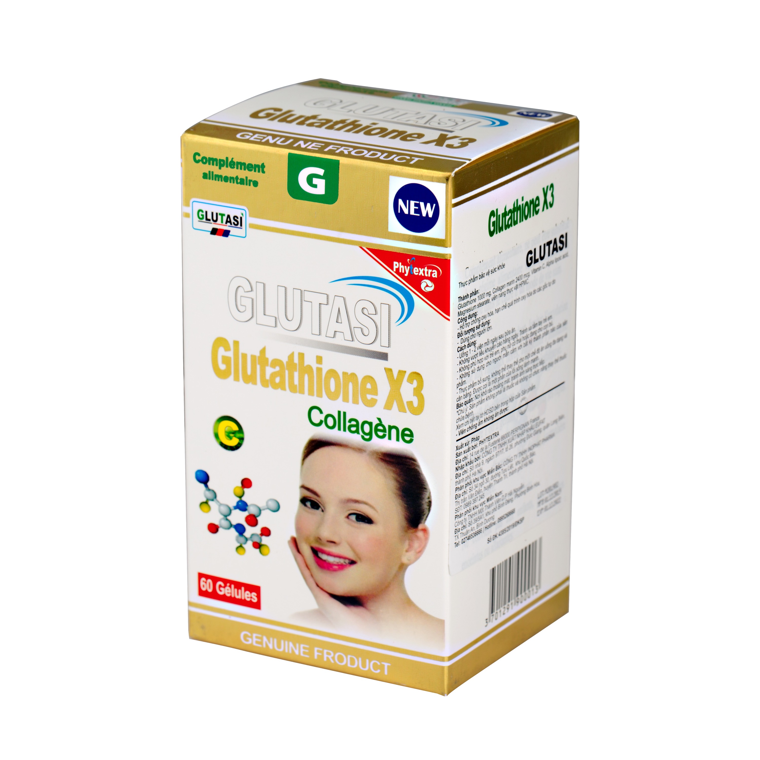 NHẬP KHẨU) VIÊN UỐNG COLLAGEN - GLUTASI COLLAGEN