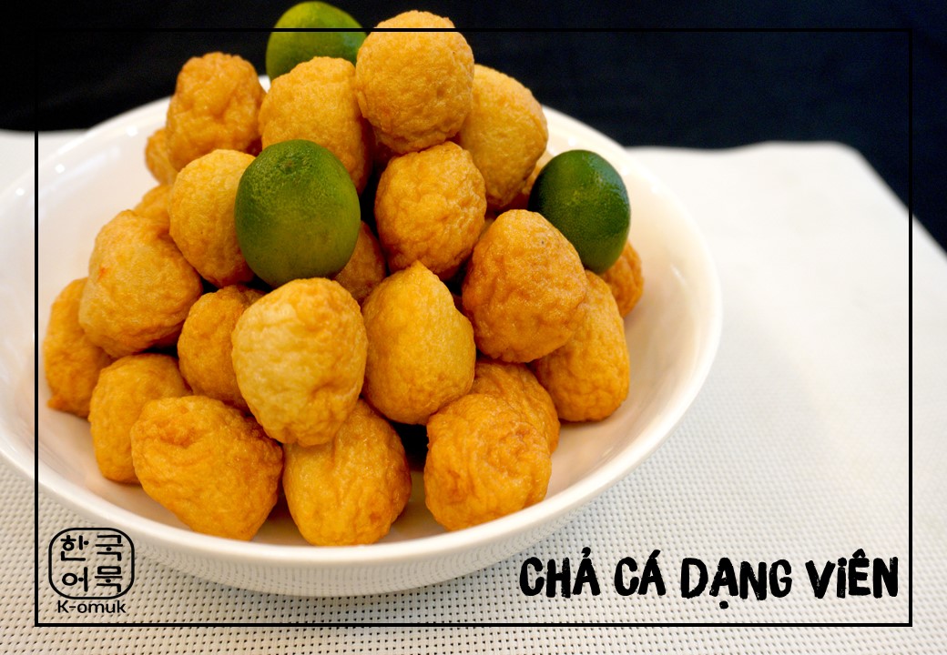 [HCM][CHỈ GIAO TẠI TPHCM] Chả Cá Hàn Quốc K-omuk Dạng Viên 450G (có ảnh thật)