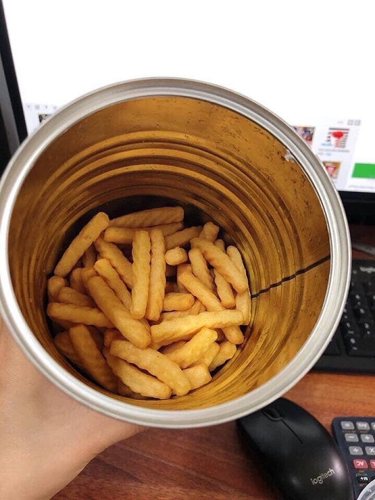 [HCM]Snack Tôm Hanami Thái Lan Lon 110gr