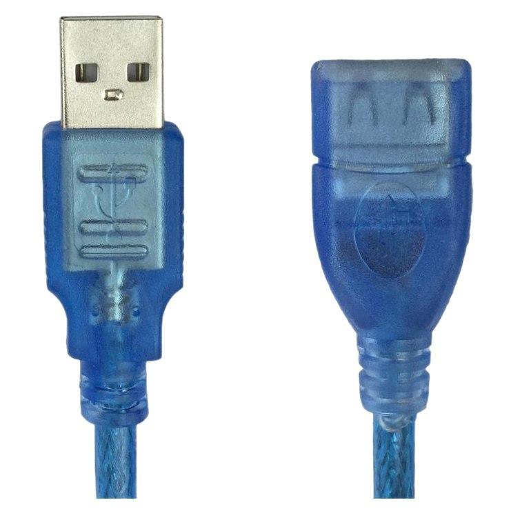 Dây usb 2.0 nối dài màu xanh chống nhiễu loại tốt - 1.5m