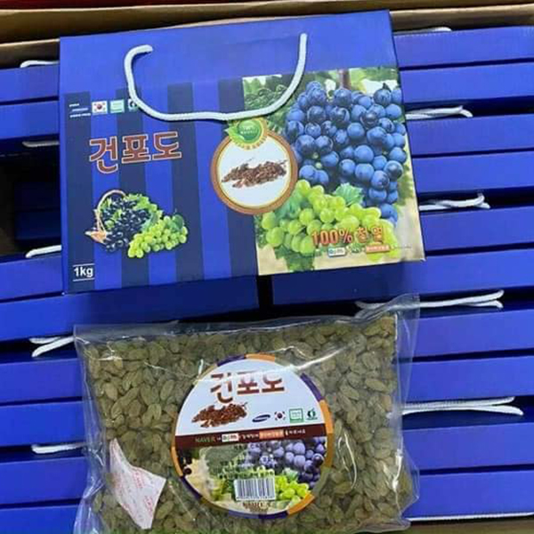 Nho Khô Hàn Quốc 1KG (Thượng Hạng)