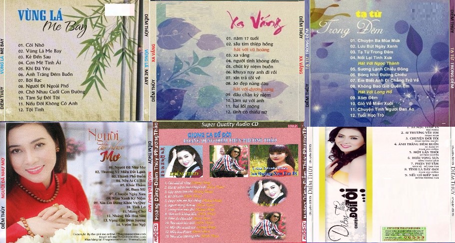 Bộ 6 Đĩa CD diễm thùy