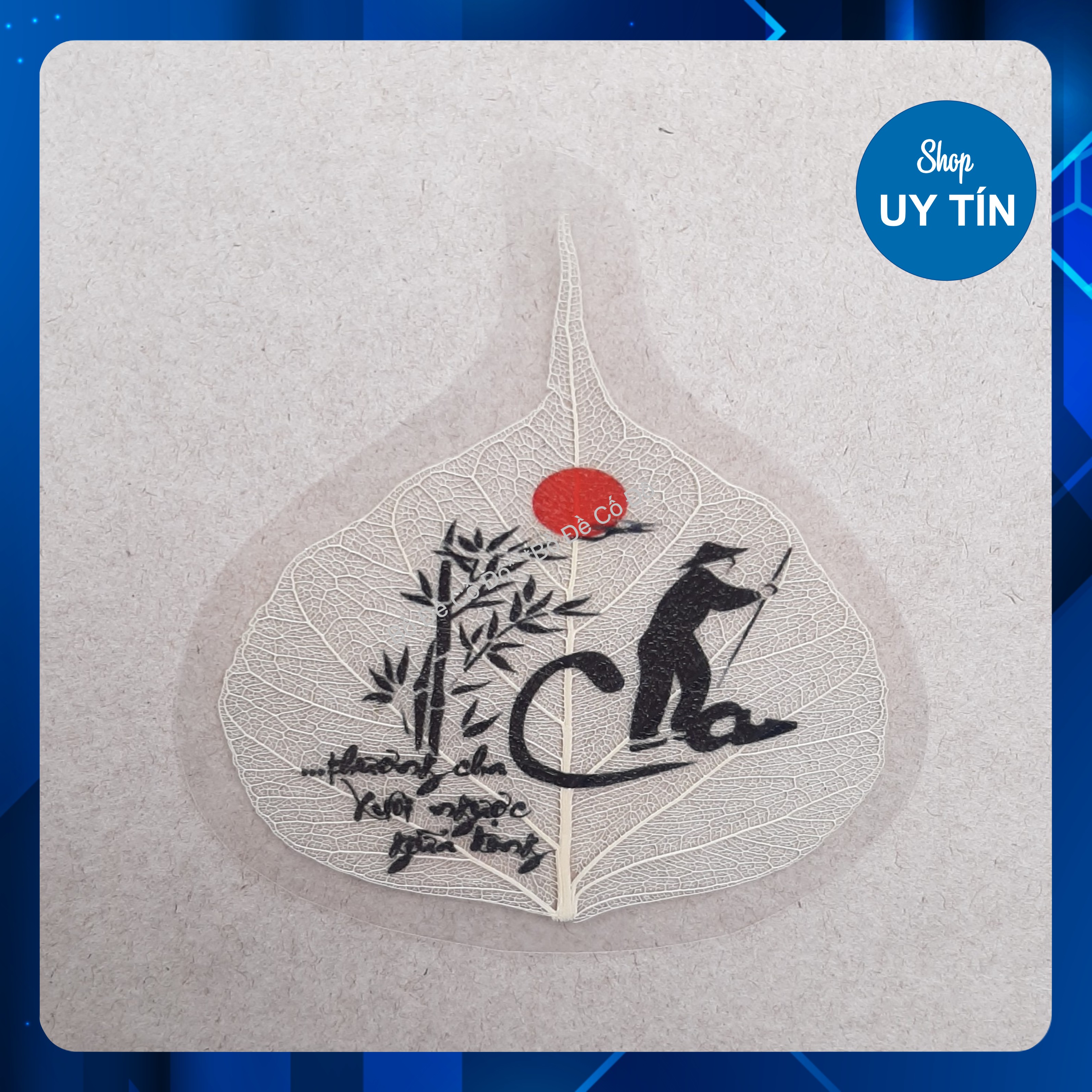 Lá bồ đề Chữ Cha Chữ Mẹ