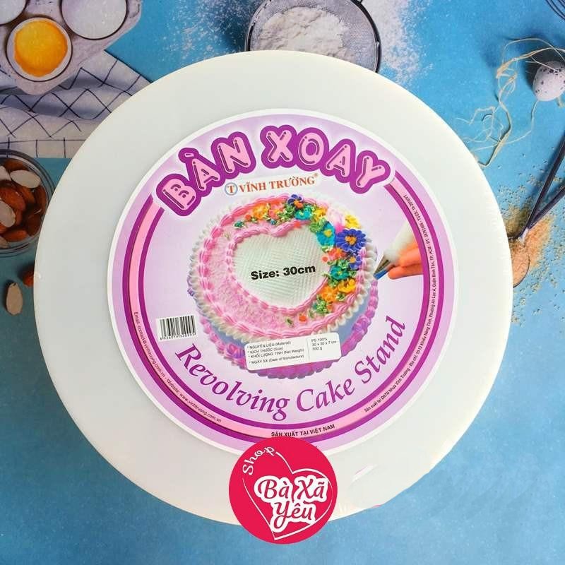 Bàn xoay trang trí bánh kem 30cm
