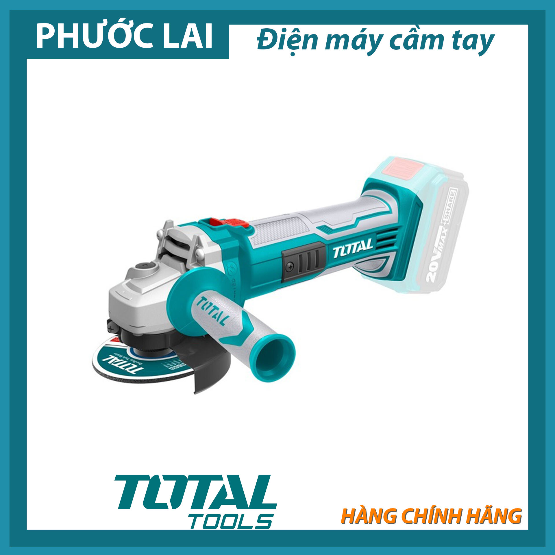 Máy mài góc dùng pin 20v 100mm total tagli1001