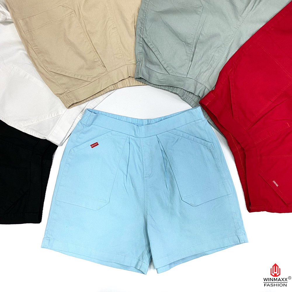 Quần Short Linen Nữ Lưng Cao C69 - Seven Stars