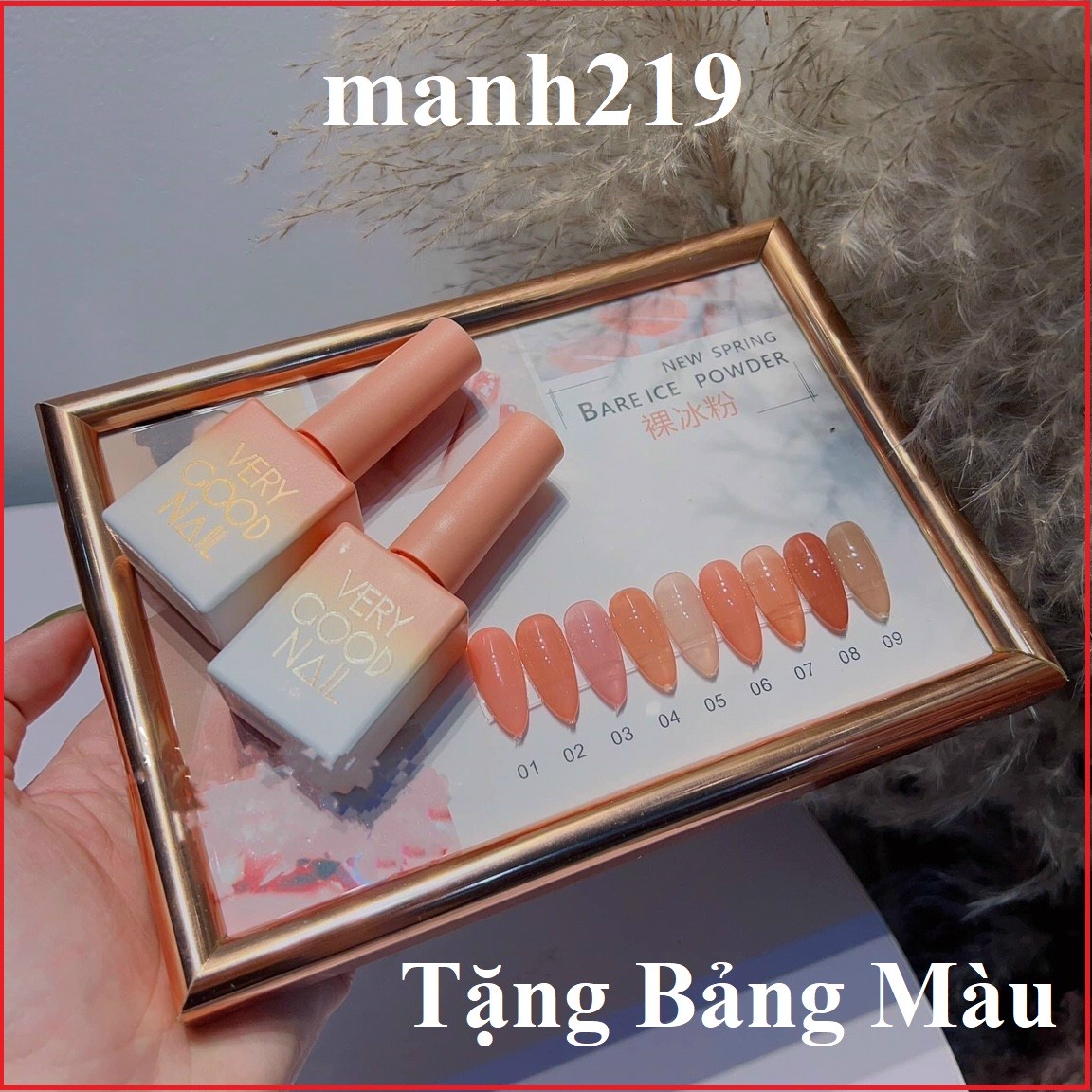 Set Sơn Thạch Very Good Nail 9 màu sơn gel - sinailmi
