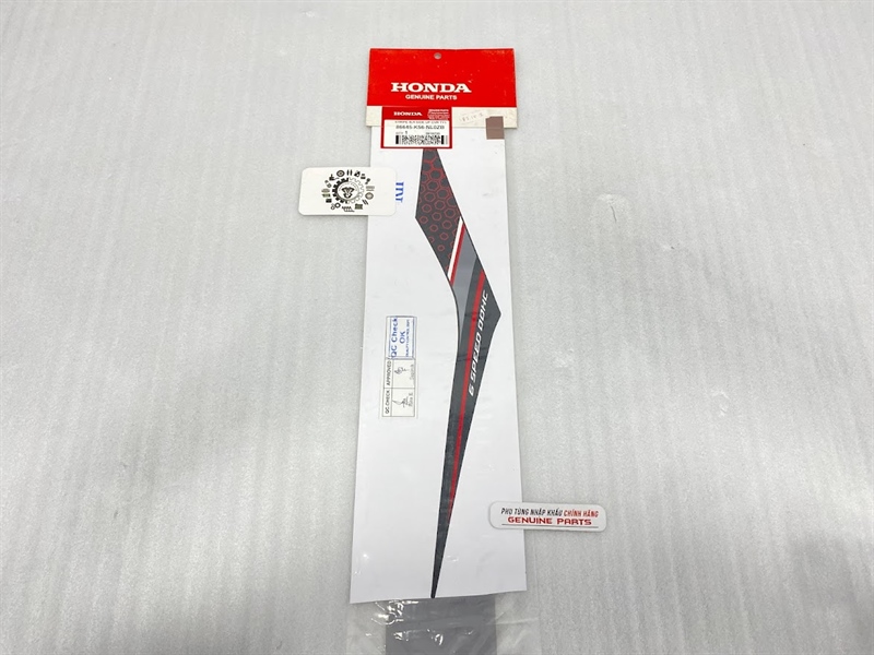 Bộ tem sonic 150 đen nhám 2021 nhập honda indo