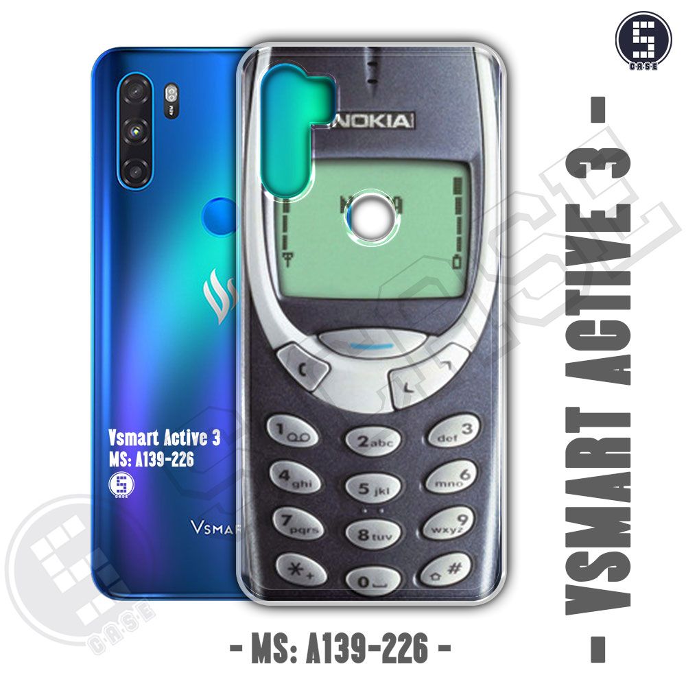 Ốp cho Vsmart Active 3 hình Nokia cục gạch A139-226