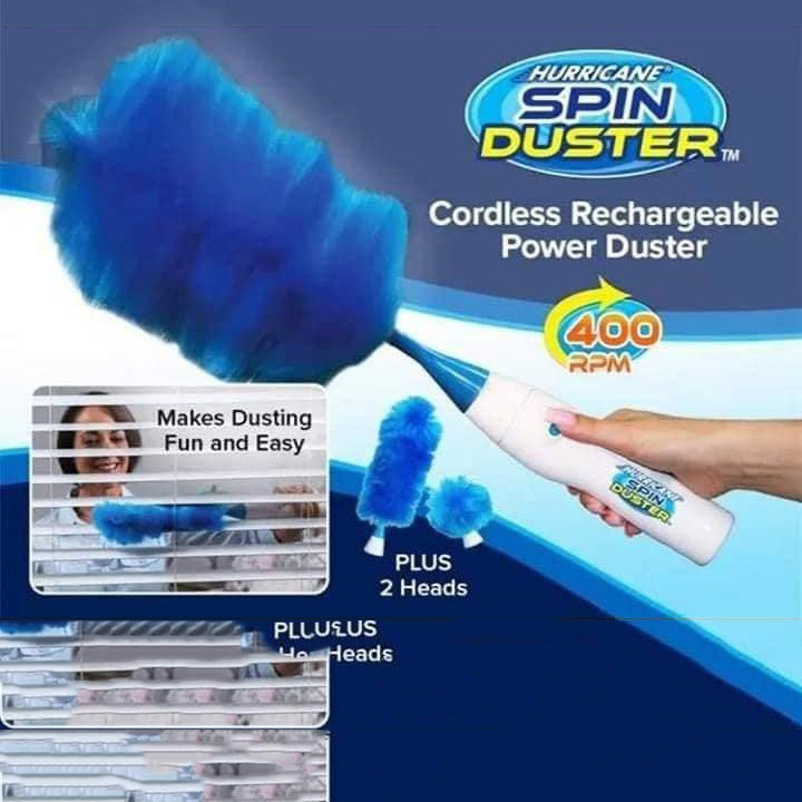 Chổi Spin DUSTER tích điện lau bụi đa năng thông minh