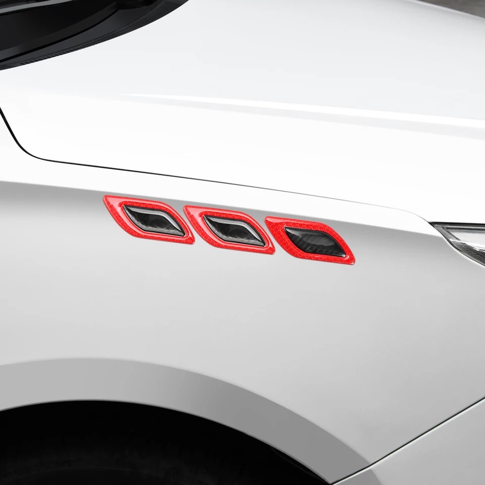 [Hcm]Set of 6 Reflective Car Decals (Red)