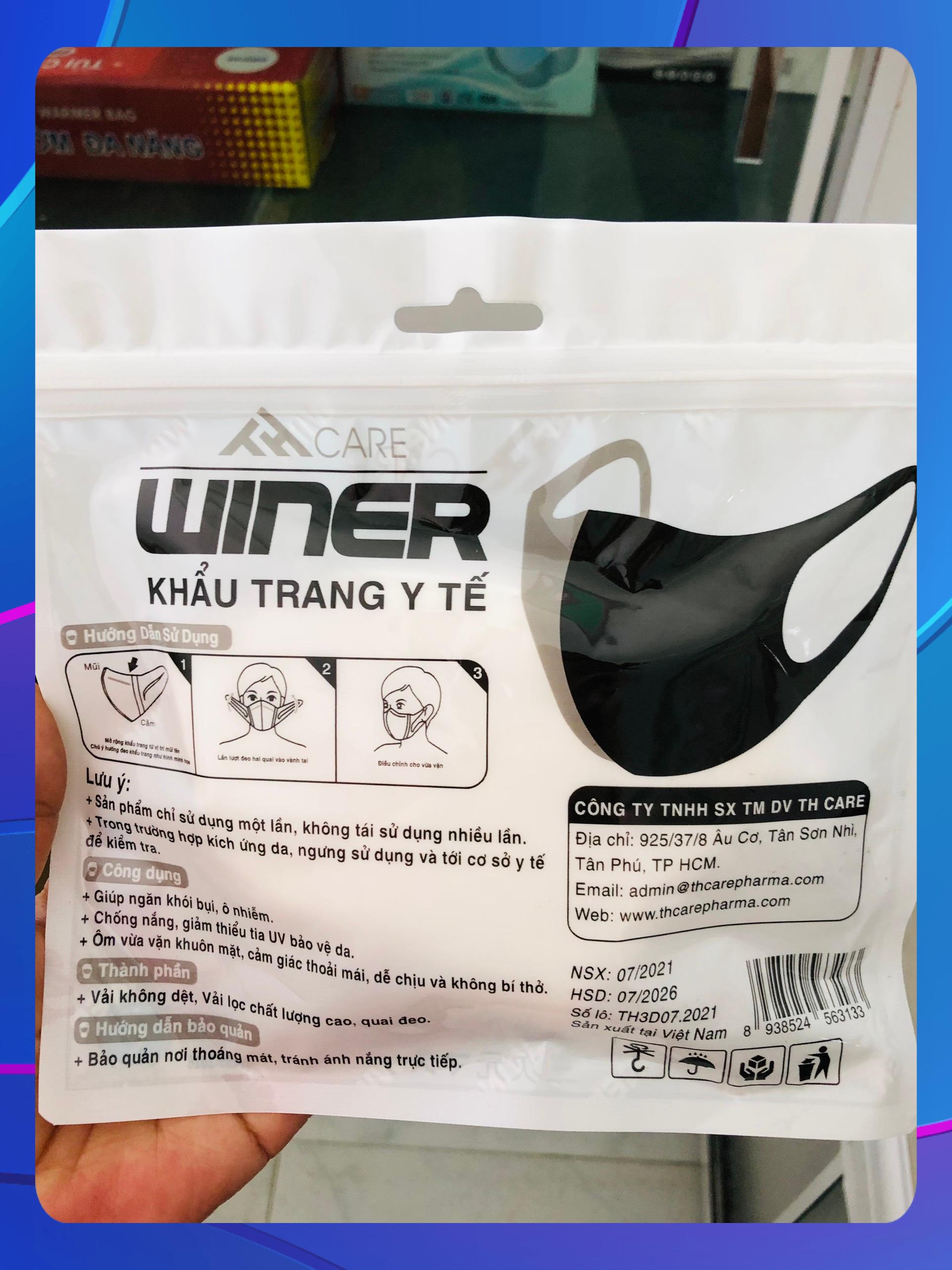 Khẩu Trang Y Tế WINER 3D  MASK NHẬT (10 cái/ bịch)