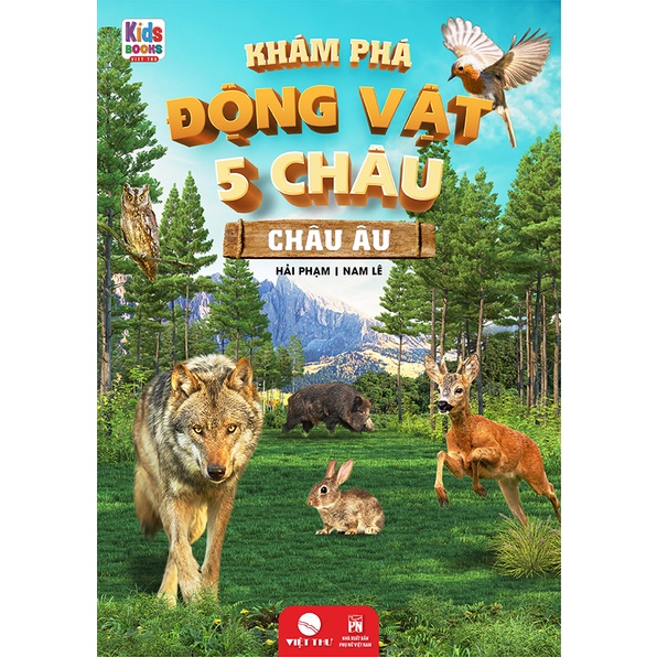 Sách - khám phá động vật 5 châu - châu âu