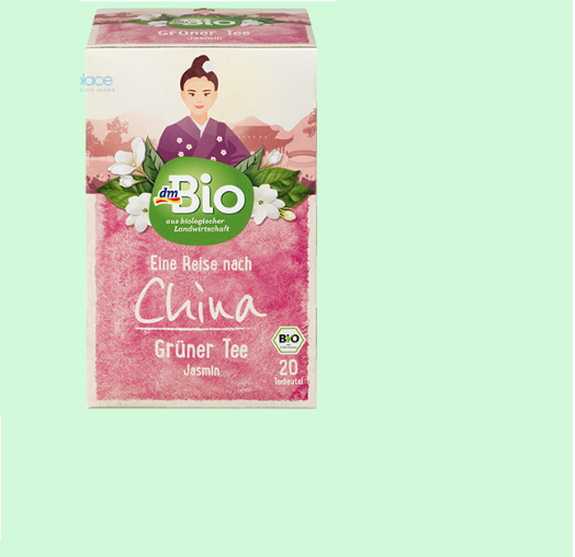Trà xanh hữu cơ hương nhài hiệu dm bio