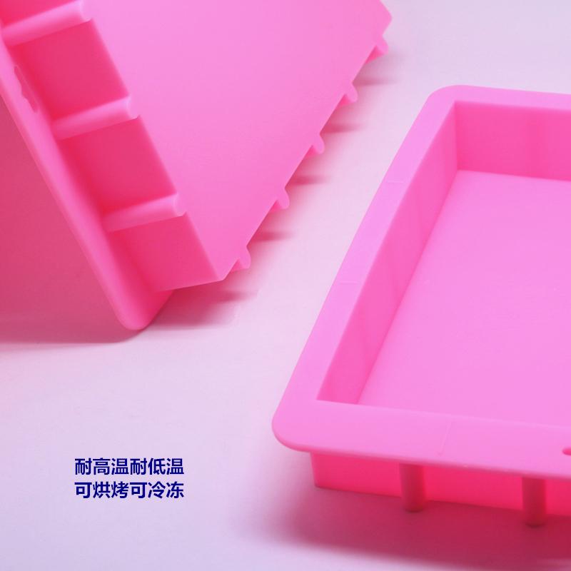 Jacobake Hình Vuông Cỡ Lớn Silicone Khuôn Bánh Gối Xà Phòng Thủ Công Bộ Tạo Khuôn Hình Xà Phòng Thơm Xà Phòng Bộ Tạo Khuôn Hình Ra Xà Phòng 3Kg