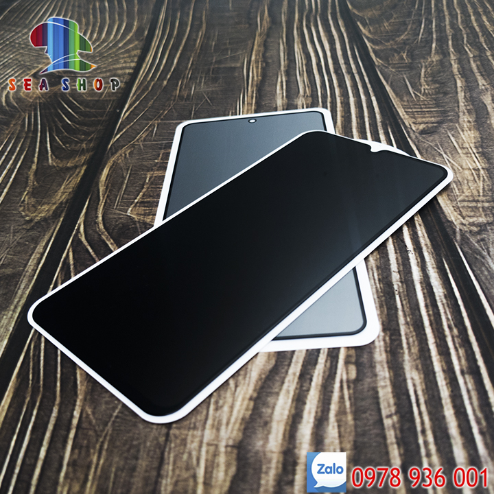 Kính chống nhìn trộm Samsung Galaxy A10, A10S, M10... full màn hình - Độ cứng 9H - Cảm ứng mượt mà