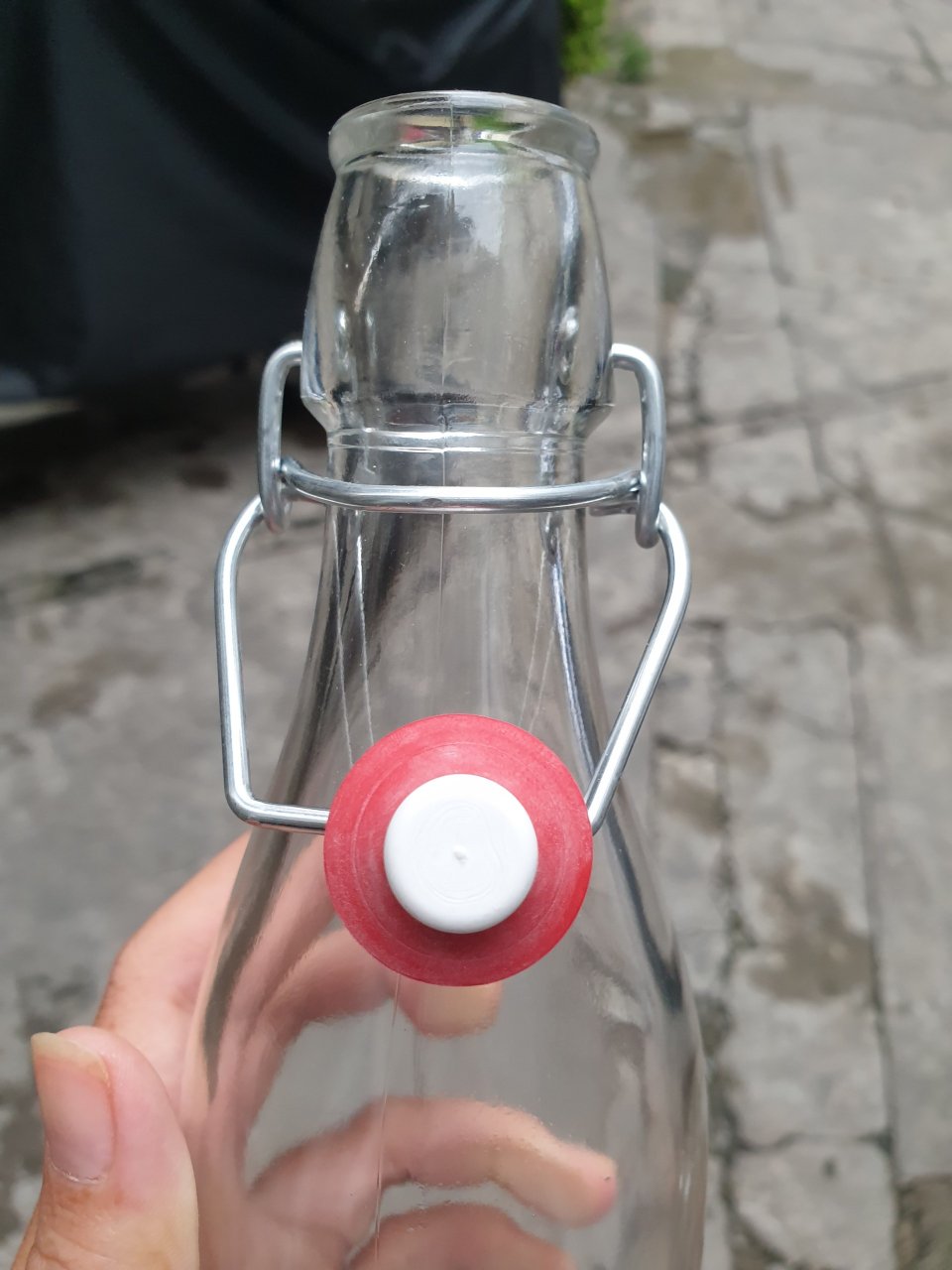 Chai Thủy Tinh Nắp Cài Tròn Giara - 500ML