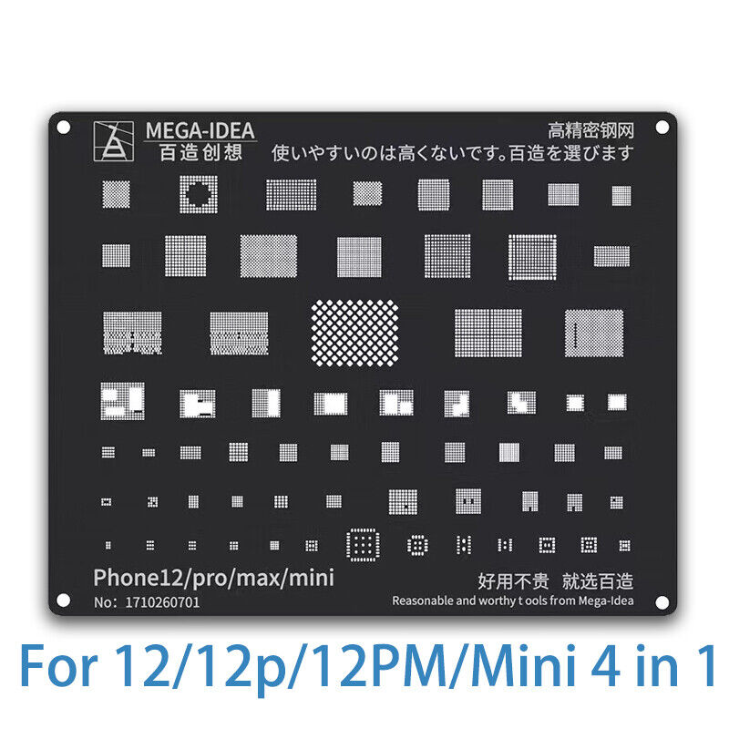 Vỉ làm chân Mega iDea Full ic cho iP 6G - 14Pro Max