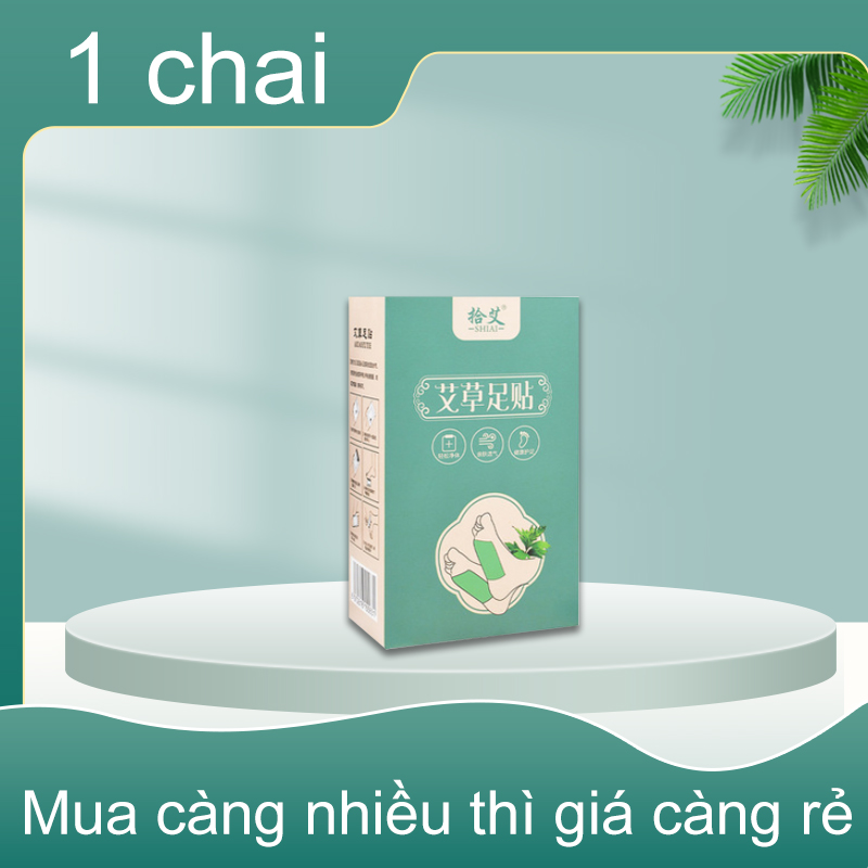 Miếng Dán Chân Thải Độc Nhật Detox Foot Patch 50 Miếng/Hộp,Miếng Dán Thải Độc Chân Foot Patch - Thải Độc Tố Lòng Bàn Chân Giảm Nhức Mỏi Ngủ Ngon,Miếng dán chân ngải cứu,Chăm sóc sức khỏe trong khi ngủ