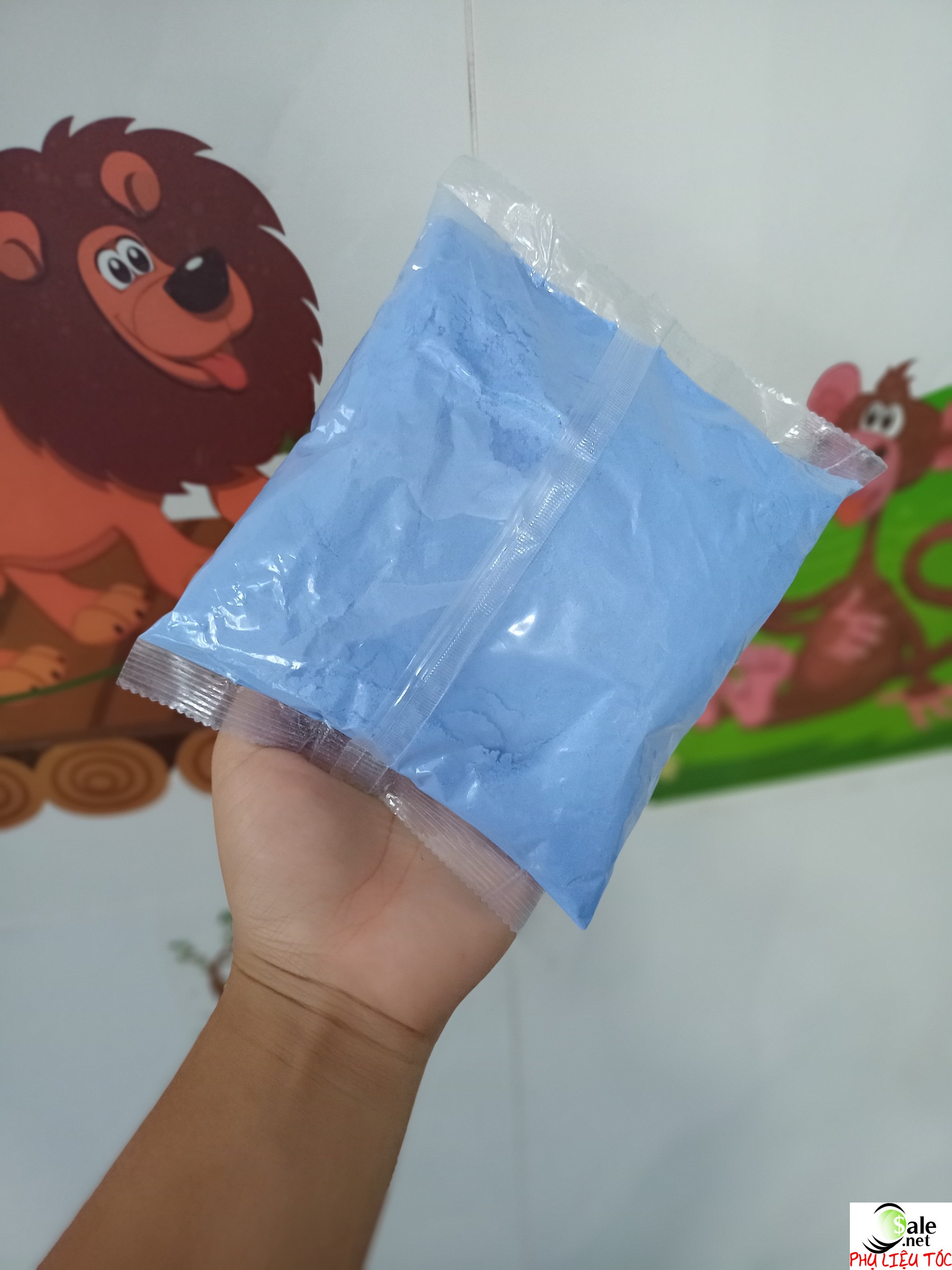 500 gram bột tẩy tóc xanh đậm
